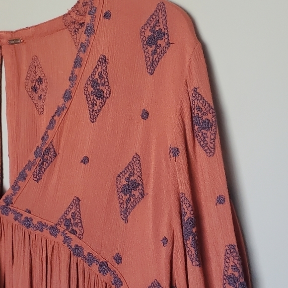 Free People Diamond Embroidered Tunic Top Dress - Picture 7 of 11